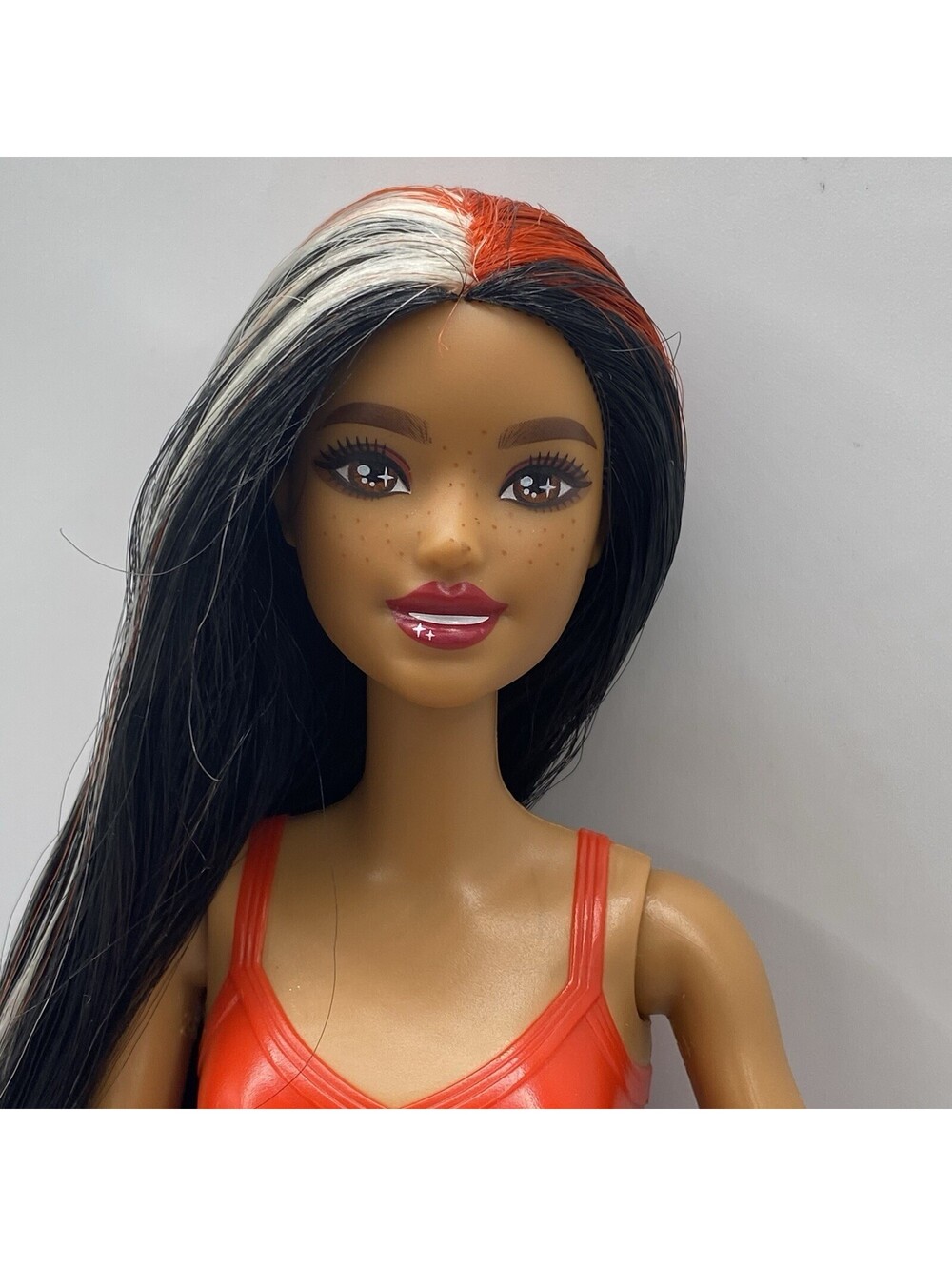 Mattel Barbie Cutie Reveal Articulated Doll Panda Version Black Hair B2
